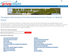 Tablet Screenshot of goreyonline.com